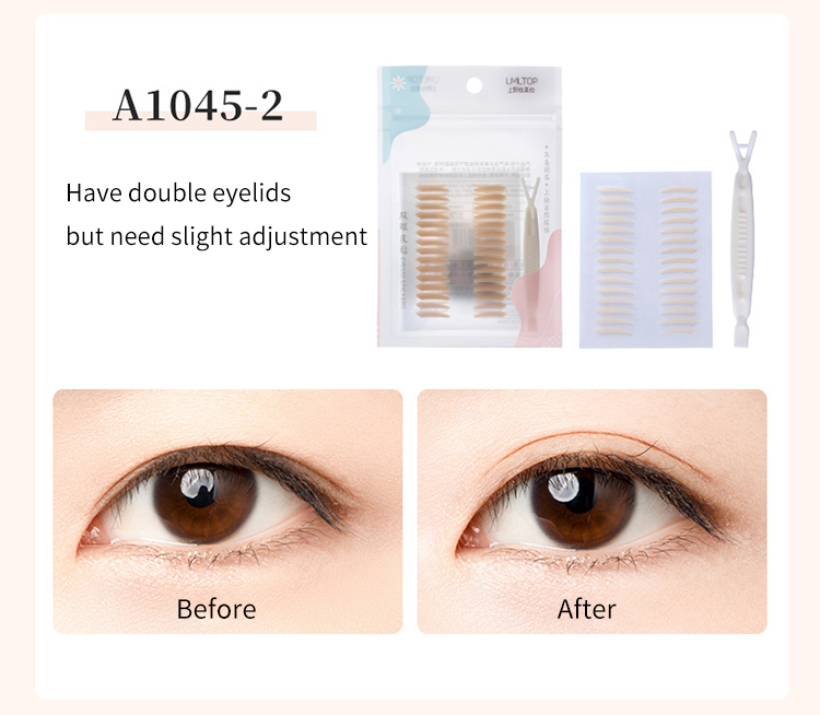LMLTOP Cosmetics Makeups Waterproof And Sweat Beauty Tools Natural Skin Double Eyelid Tape Invisible Traceless Sticker A1045-7