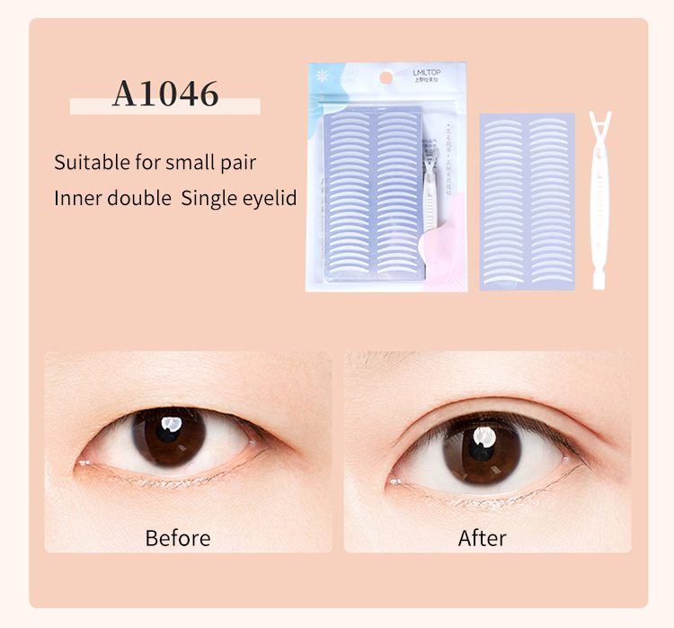 LMLTOP Cosmetics Makeups Waterproof And Sweat Beauty Tools Natural Skin Double Eyelid Tape Invisible Traceless Sticker A1045-7