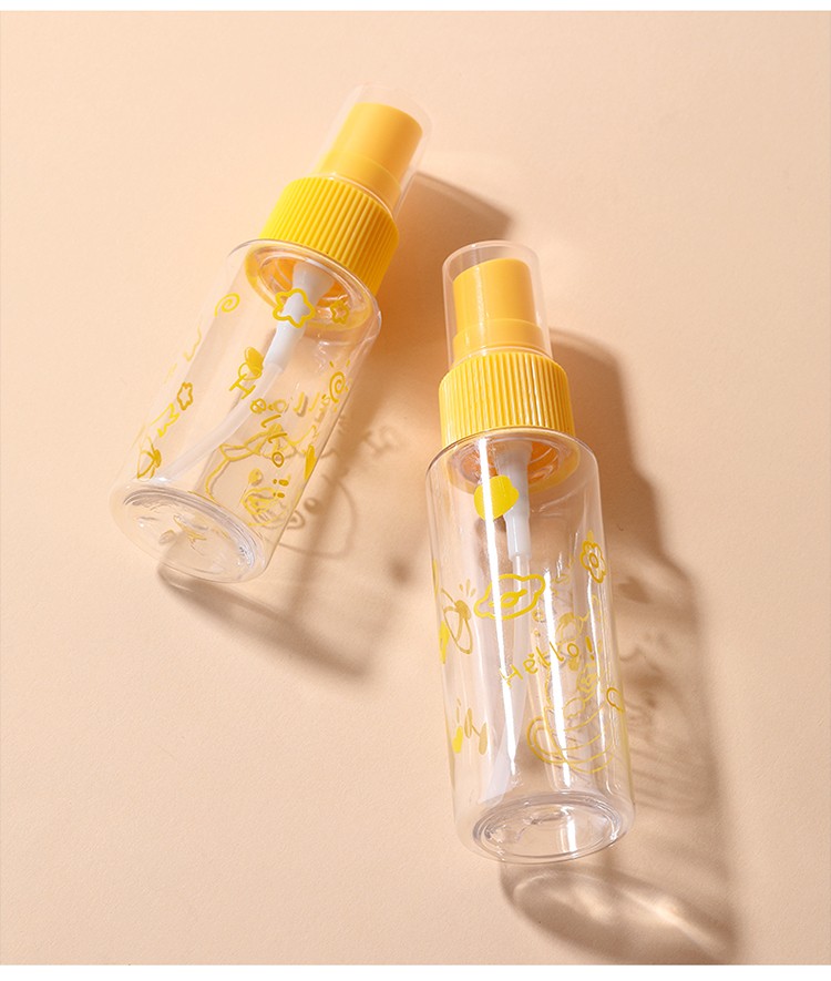 LMLTOP 30 40 50 80 100ml PET Spray Bottle High Quality Empty Bottles Plastic Travel Bottle SY712-SY716