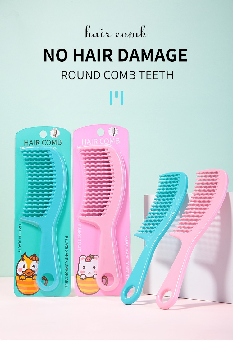 OEM Silubi Low Price Wholesale Hair Combs Large Size Massage Comb High Quality Plastic Comb Personal Label S423