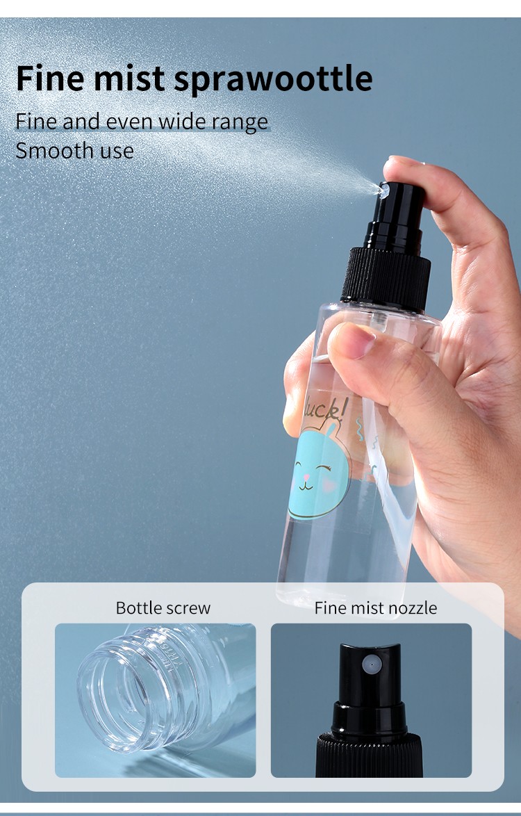 LMLTOP PET Empty Plastic Bottles Transparent Spray Water Bottle Water Mist Travel Bottles LM726 LM727 LM728 LM731