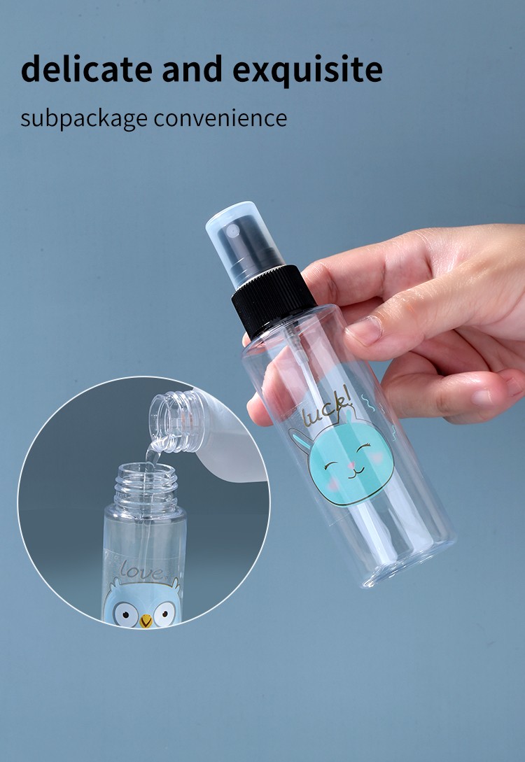 LMLTOP PET Empty Plastic Bottles Transparent Spray Water Bottle Water Mist Travel Bottles LM726 LM727 LM728 LM731