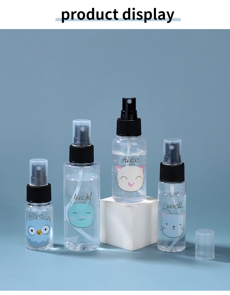 LMLTOP PET Empty Plastic Bottles Transparent Spray Water Bottle Water Mist Travel Bottles LM726 LM727 LM728 LM731