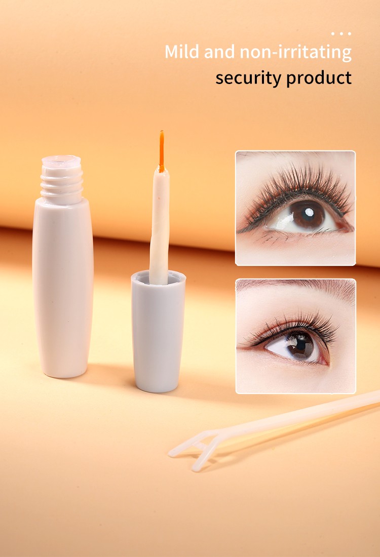 LMLTOP 2 Pcs Oem Double Eyelid Tape Sticker Glue With Fork Waterproof Lace Transparent White Eyelash Glue For Extension 3323
