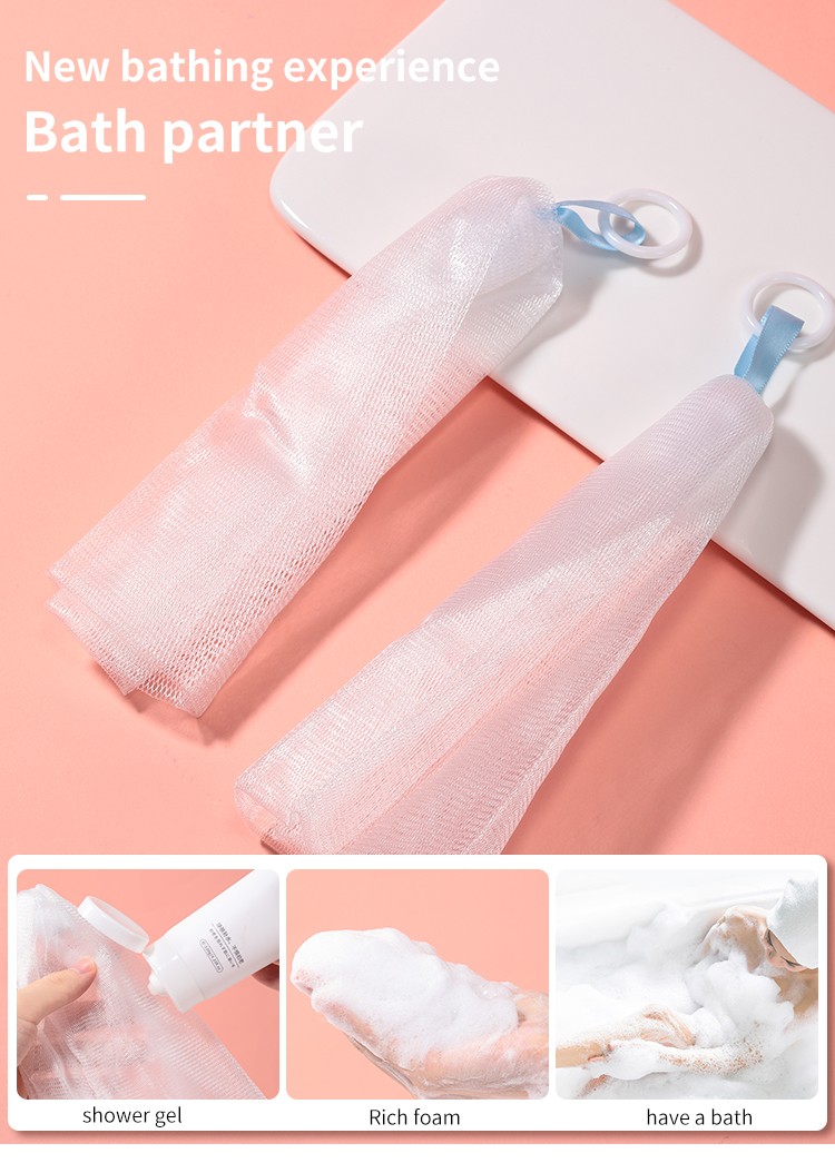 LMLTOP Newest Personal Care Soap Bubble Net OEM Foaming Net Dense Foam Double-layer Soap Mesh Foaming Net Private Label B0025