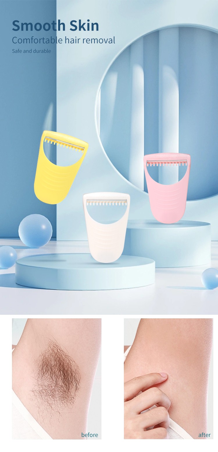 On Sale LMLTOP 3pcs Mini Portable Shaver Shaving Knife For Women Safety Sharpness A0935