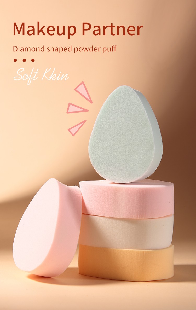 LMLTOP 4pcs Makeup Puff High Quality Latex Free Sponge Foundation Sponge For Makeup Soft Facial Private Label A79935