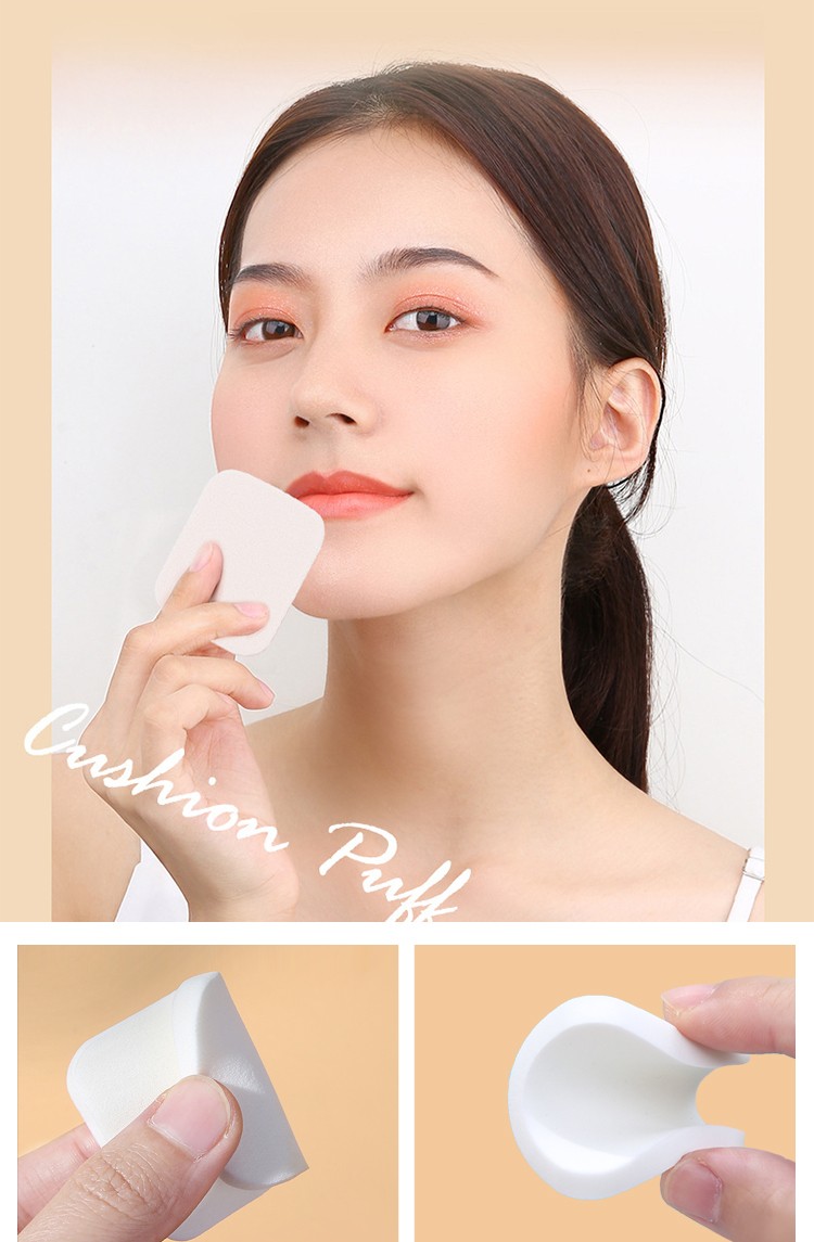 Private Label Wet And Dry Dual-use Puff Make Up Beauty Tools Soft Square Shape Latex Free Cosmetic Powder Puff 212