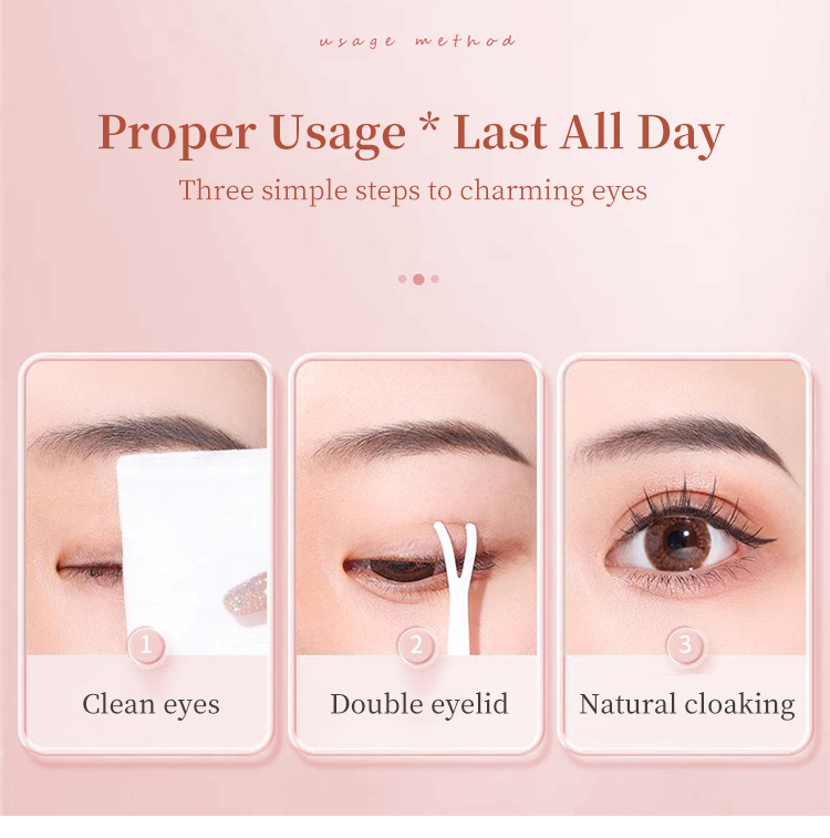 YOUSHA Invisible Double Eyelid Tape Waterproof Eyelid Sticker Private Label Makeup Manufacturers YS066 YS067 YS068 YS069