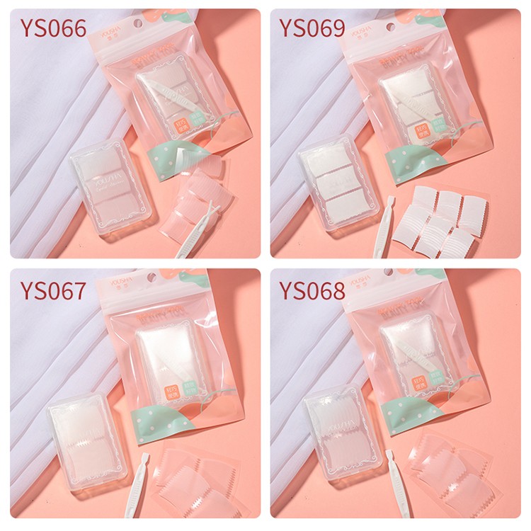 YOUSHA Invisible Double Eyelid Tape Waterproof Eyelid Sticker Private Label Makeup Manufacturers YS066 YS067 YS068 YS069