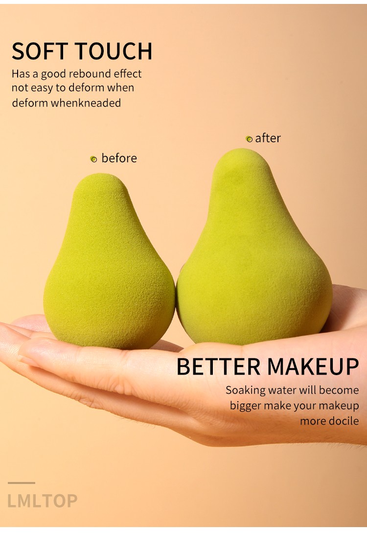 LMLTOP Beauty Tools Beauty Sponge Blender Fruit Molding Make Up Sponge Sponge Makeup Blender With Box A80271 A80276