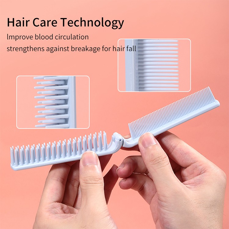 LMLTOP 1pcs Professional Hair Comb Portable CheaCheap Personalized Hair Comb Custom Foldable Hair Comb Factory Direct Sales C012