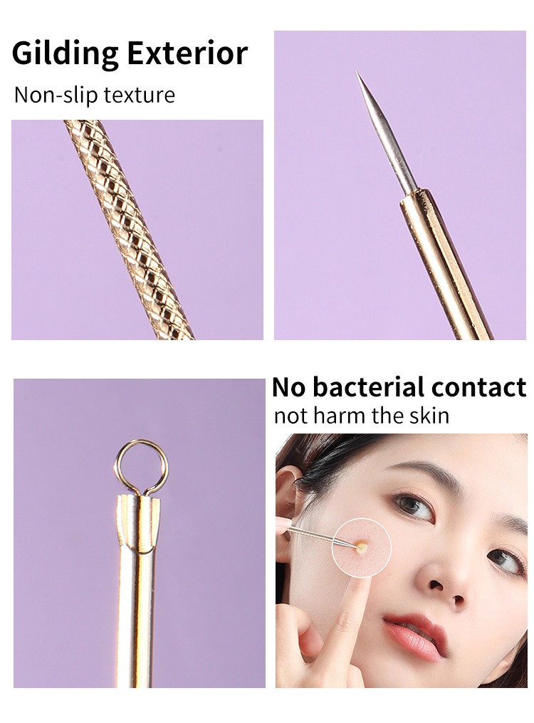 LMLTOP 1pc Wholesale Stainless Steel Acne Needle Set High Quality Blackhead Acne Needles Acne Blackhead Removal Needles E300