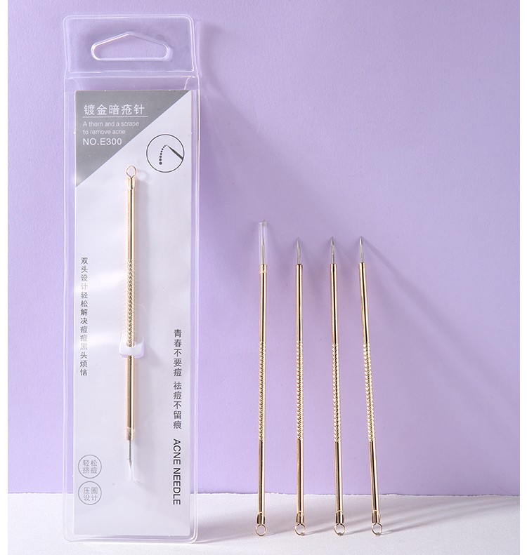 LMLTOP 1pc Wholesale Stainless Steel Acne Needle Set High Quality Blackhead Acne Needles Acne Blackhead Removal Needles E300