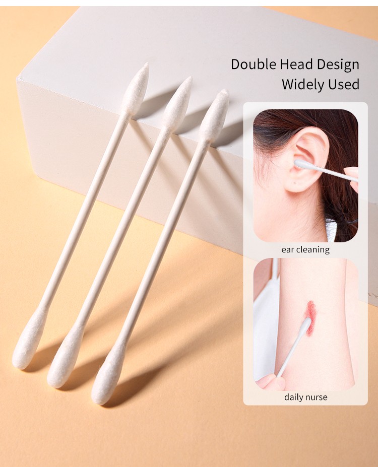 LMLTOP 6pcs Travel Face Care Skin Care Tools Individual Packaging Cotton Swab Portable Cotton Pad Makeup Puff B371