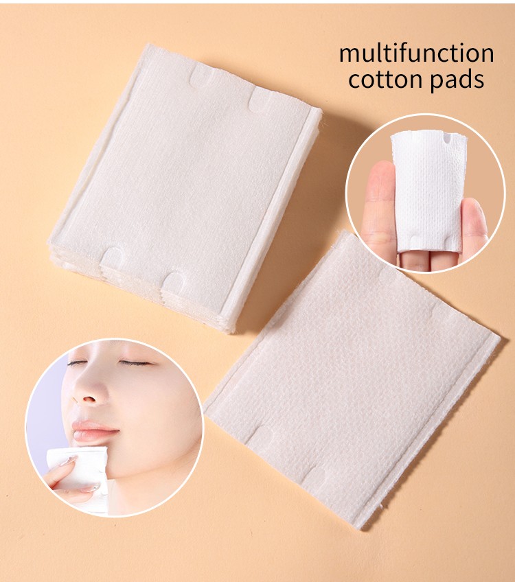 LMLTOP 6pcs Travel Face Care Skin Care Tools Individual Packaging Cotton Swab Portable Cotton Pad Makeup Puff B371