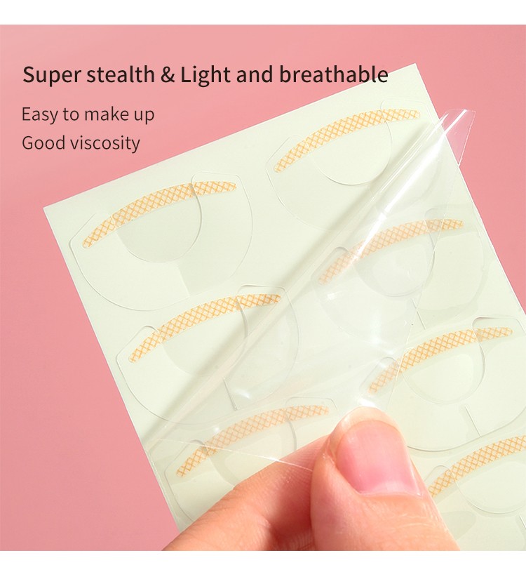 LMLTOP Cosmetics Makeups 80pcs Natural Invisible Double Eyelid Sticker Waterproof Double Eyelid Tape Easy To Use SY658-661