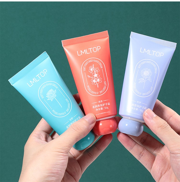 Private Label Hand Cream Skincare Essential Oil Whitening Moisturizing Anti-crack Flower Fragrance Hand Cream