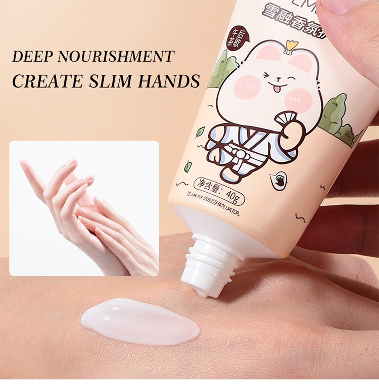 LMLTOP Display Fragrance Hand Cream 40g Private Label Hand Cream Soothing Moisturizing Whitening Hand Cream