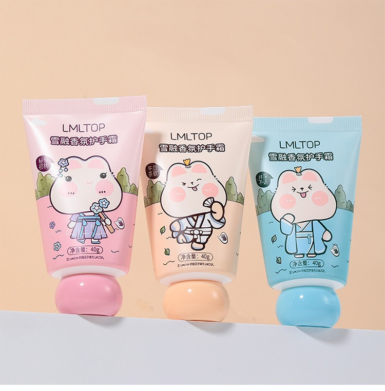 LMLTOP Display Fragrance Hand Cream 40g Private Label Hand Cream Soothing Moisturizing Whitening Hand Cream