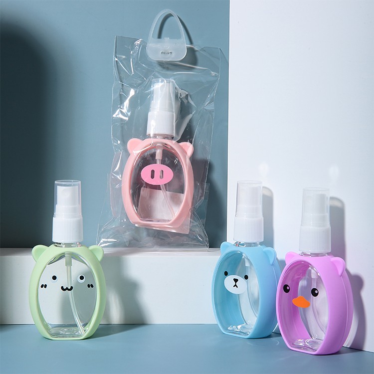 LMLTOP 50ml PET High Quality Cartoon Sprays Bottles Plastic Travel Bottle Empty Bottles SY720