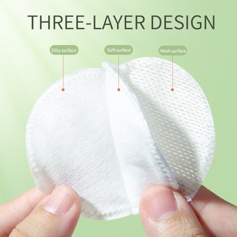 LMLTOP 80/100/150 Pack Round Shape Cosmetics Cotton Pads For Face Disposable Nail Makeup Remover Round Cotton Pads Skin Care