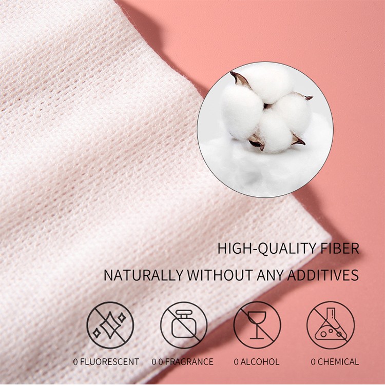 Wholesale High Quality 100% Cotton Soft Disposable Face Towel 60pcs Skin Care for Face Cleansing Cosmetic Tools