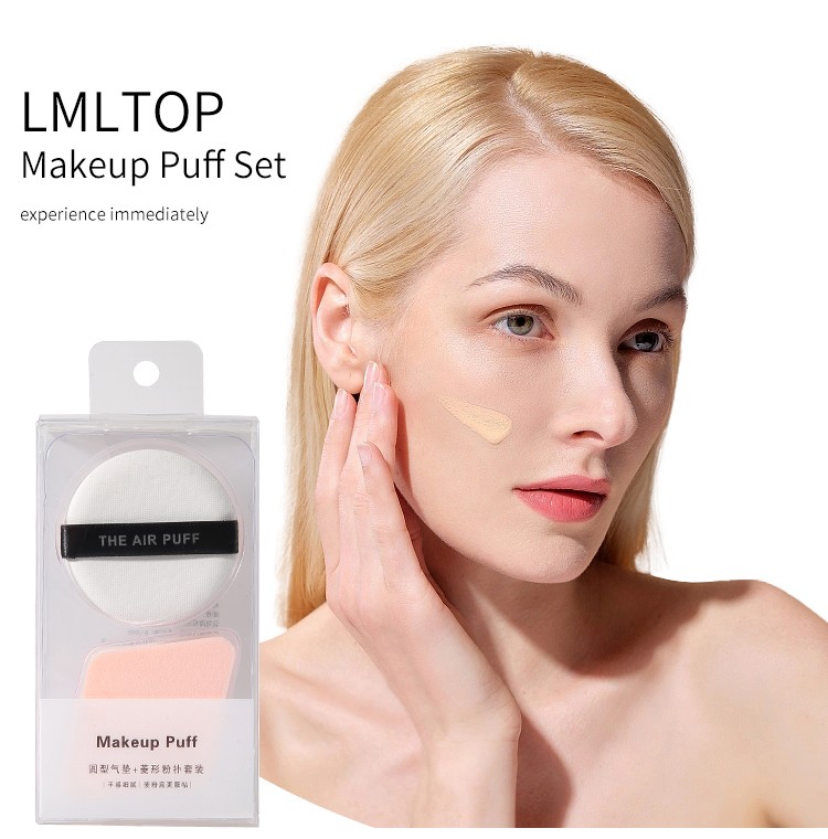 Lameila makeup puff custom pattern round Loose powder foundation powder puff sponge cosmetic makeup puff A80072