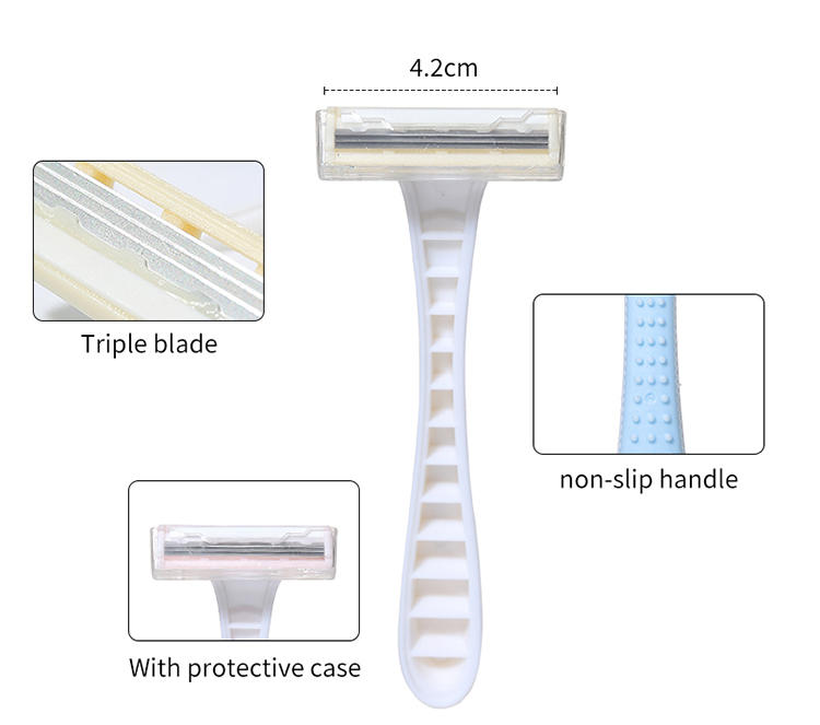 Lameila Manufacturer 3 Blades Head Shaving And Trimmer Flowless Body Shaver Face Shaving Razor For Women Skin Care Tools A0919
