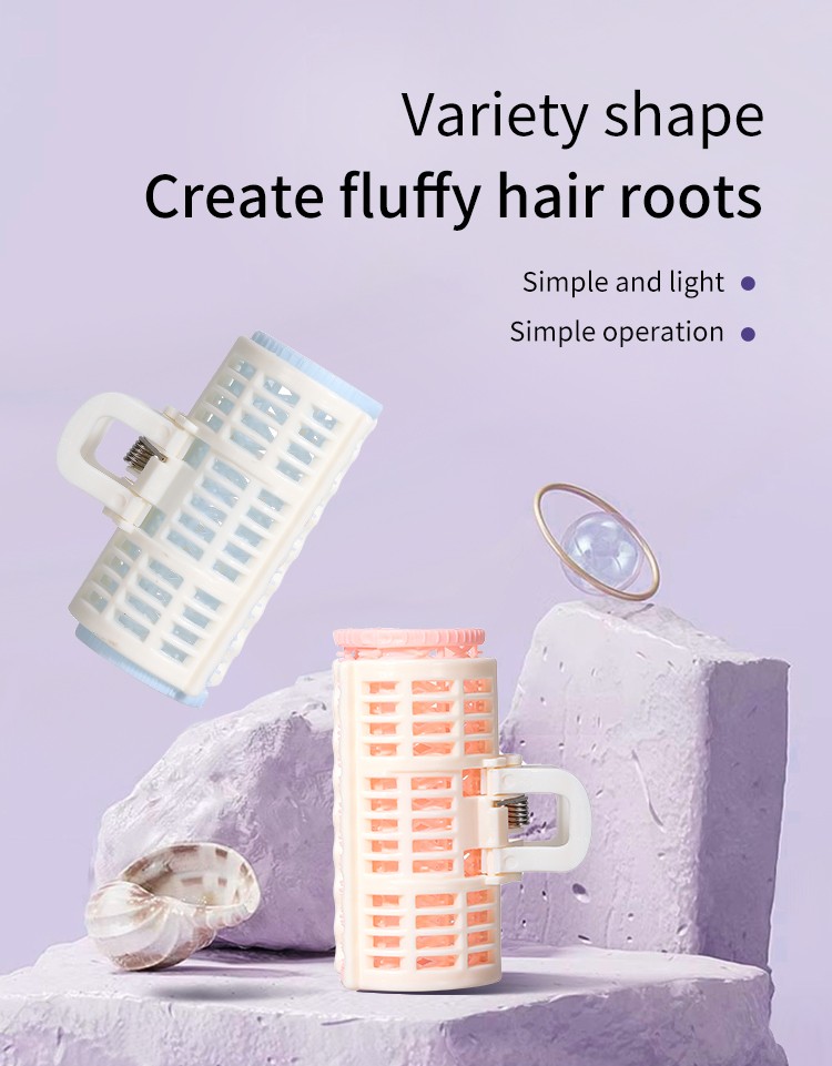 Lameila 3pcs Wholesale hair beauty tools multi-function manual salon hair clip plastic hair roller curler irons C034