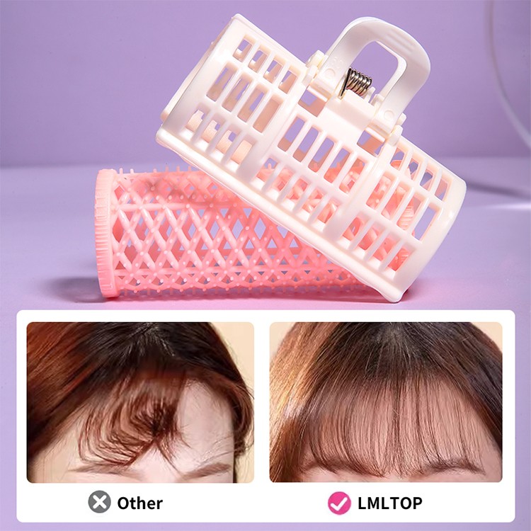 Lameila 3pcs Wholesale hair beauty tools multi-function manual salon hair clip plastic hair roller curler irons C034