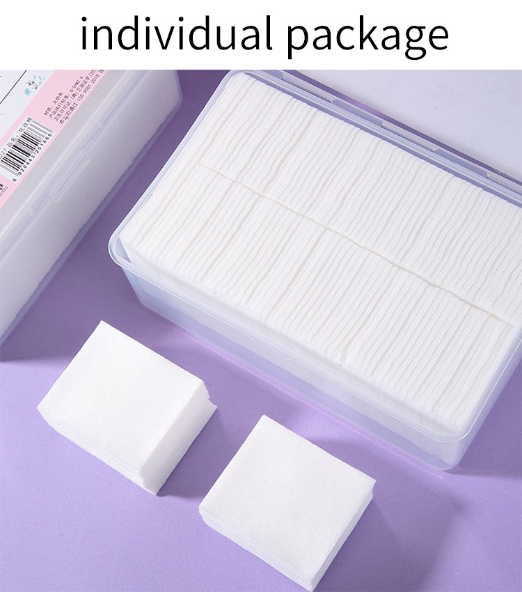 Disposable non-woven thin face clean cotton 800 pcs water-saving makeup remover cotton pad factory wholesale makeup cotton pad B227