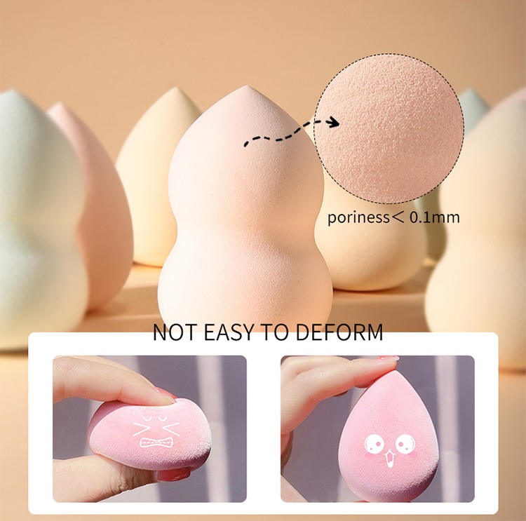 Top Sale Mulit Shape Color Christmas Makeup Sponge Latex Free Super Soft Beauty Sponge Custom Make Up Sponge Blender A79944-46-72