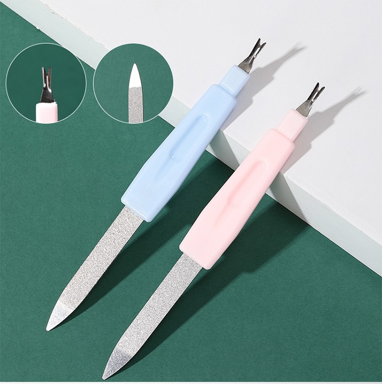 Lameila Wholesale nail file tool manicure set file dead skin remover fork nail file 3068