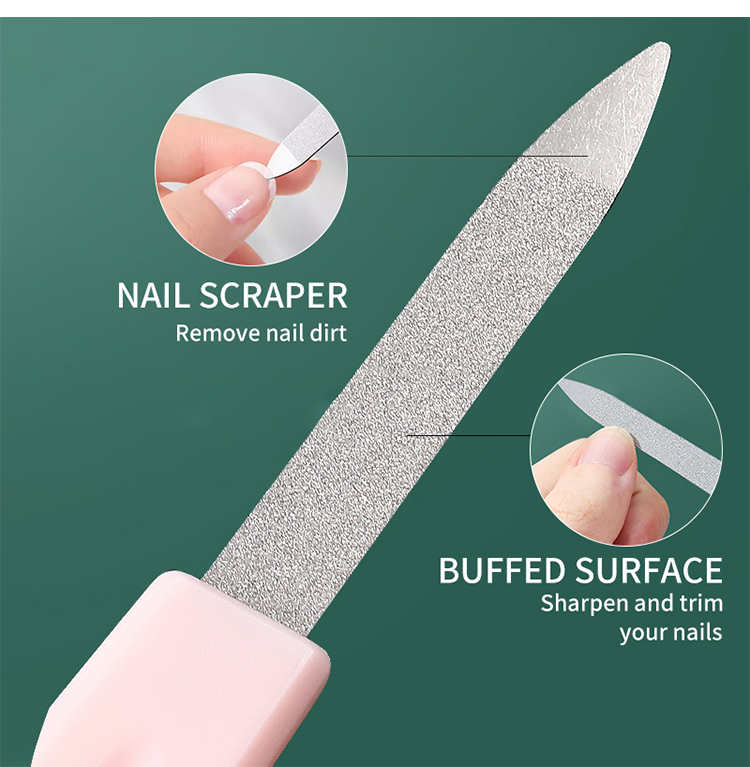 Lameila Wholesale nail file tool manicure set file dead skin remover fork nail file 3068