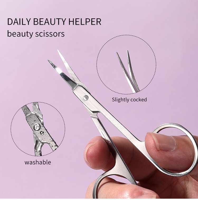 LMLTOP 3in1 Multifunction Manicure Set Nail File Set Stainless Steel Nail Clipper Eyebrow Tweezers Set With Scissor SY551