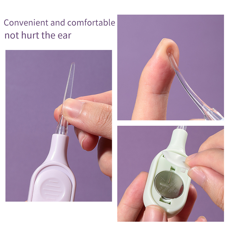 LMLTOP Reusable Ear Wax Removal Cleaner Pick Tools With Led Light For Children Adults SY547 Safety Easy Use Ear Picks With Light