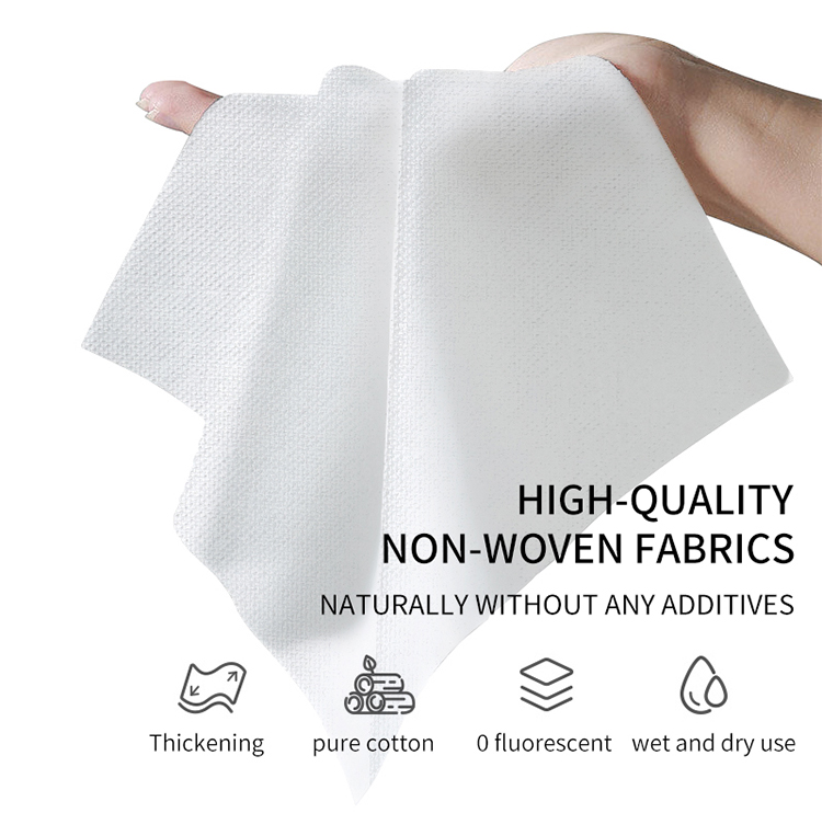 LMLTOP Daily thickened clean facial towel disposable cotton facial towel organic for spa beauty mesh face cleansing towels B374