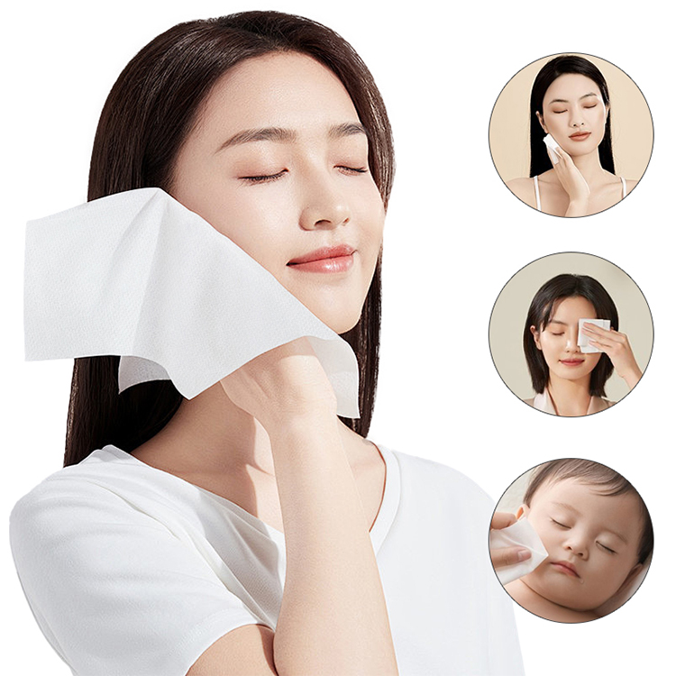 LMLTOP Daily thickened clean facial towel disposable cotton facial towel organic for spa beauty mesh face cleansing towels B374