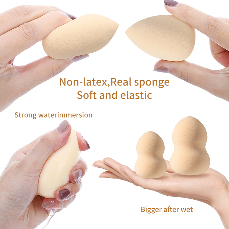 Lameila 3pcs NEW Professional different shapes Foundation Sponge Cosmetic Makeup Sponge Set A79990