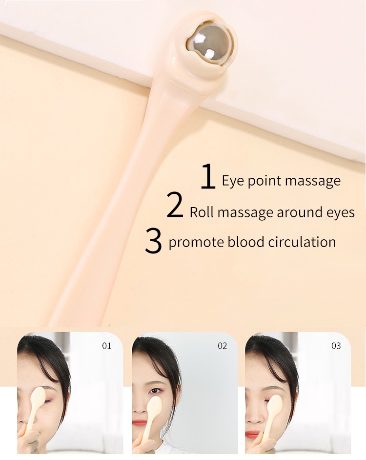 LMLTOP Portable mini massage ice roller for face eye body TOP-057 handheld eye ball massager relax beauty care eye massager