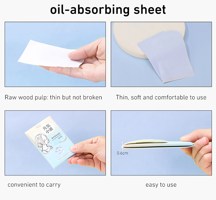 LMLTOP Portable natural oil absorbing tissues charcoal oil absorbing paper sheets face oil absorbing sheet TOP-094 095 096 097