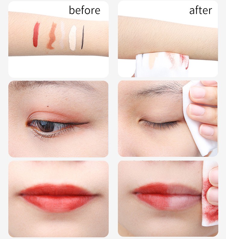 LMLTOP cotton pads makeup clean for eyes cleaner pad cotton TOP-032 disposable lint free mild makeup remover cotton pads set