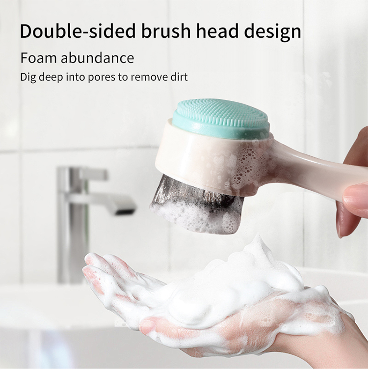 Lameila Professional Face Cleansing Brush Facial Bamboo Charcoal Cleansing Brush Customizable C0349