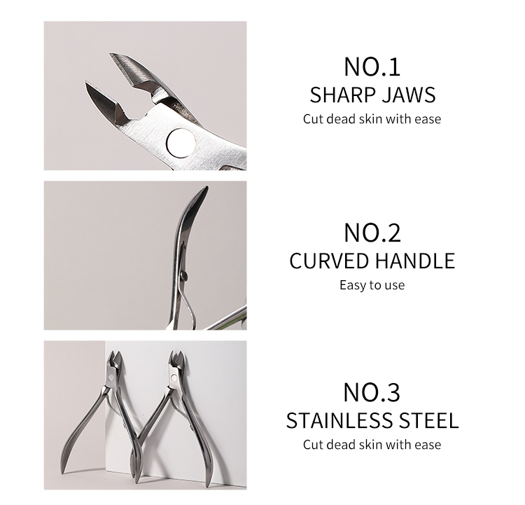 Lameila Stainless Steel Remove Dead Skin Manicure Tools Beauty Dead Skin Scissors H812