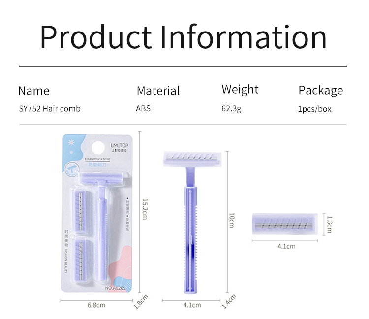 Lameila Beauty Tools Body Double Edge Shaver Razor Twin Blade Women 2in1 Stainless Steel Safety Shaving Hair Trimmer Razor A0265