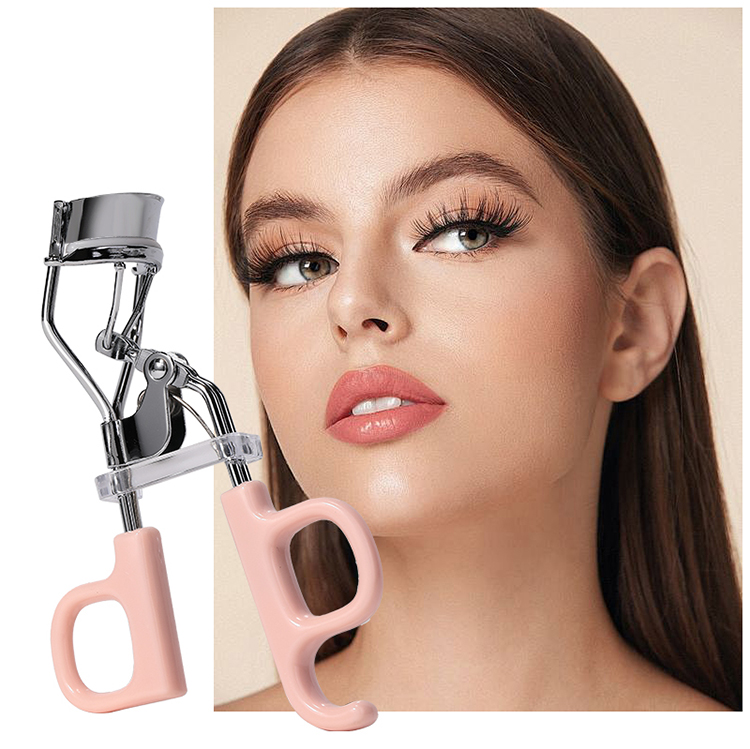 LMLTOP New version stainless steel diamond modern beauty makeup tools lift eyelash-curler purple pink curly eyelash curler SY534