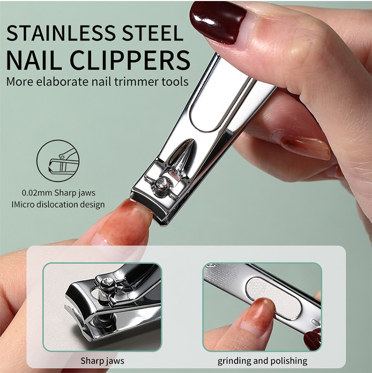 LMLTOP Wholesale stainless steel beauty personal nail care tool nail clipper for professional nail care TOP-159 TOP-160