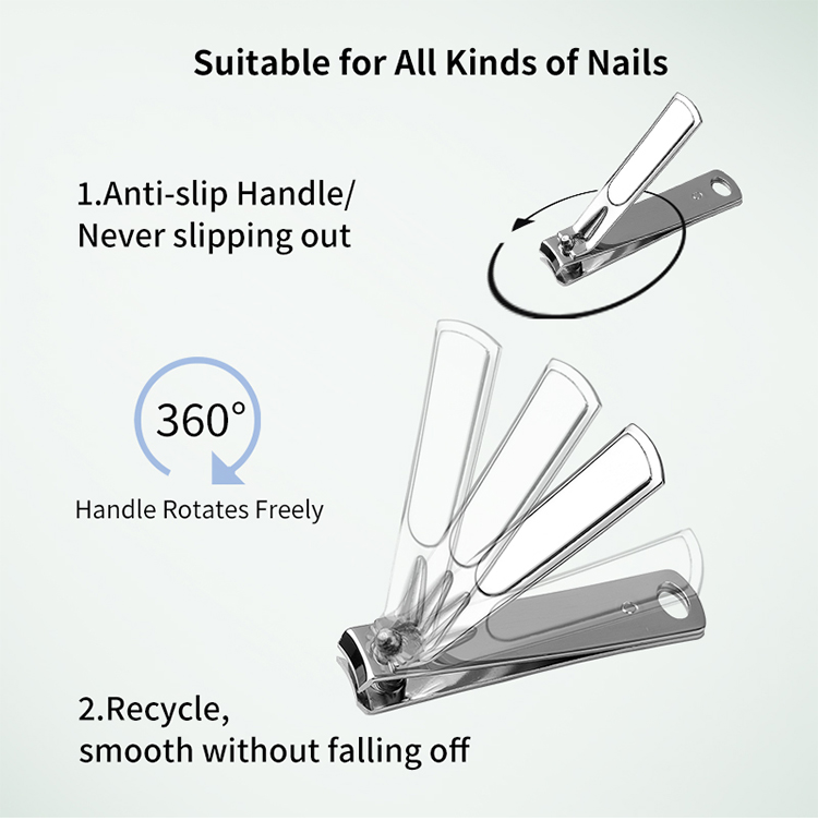 LMLTOP Wholesale stainless steel beauty personal nail care tool nail clipper for professional nail care TOP-159 TOP-160