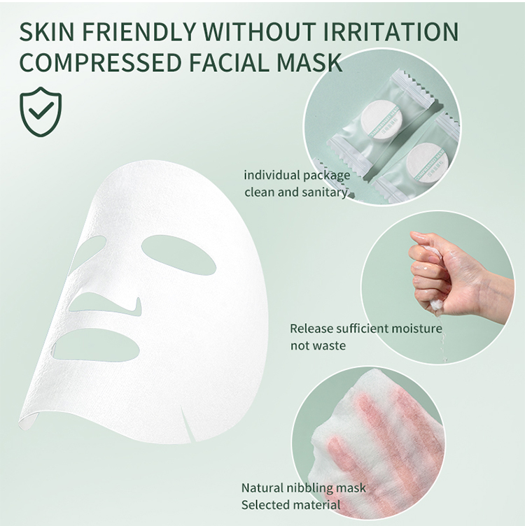 Lameila 100pcs DIY Face care tool disposable cotton compressed tablet facial mask sheet D0864